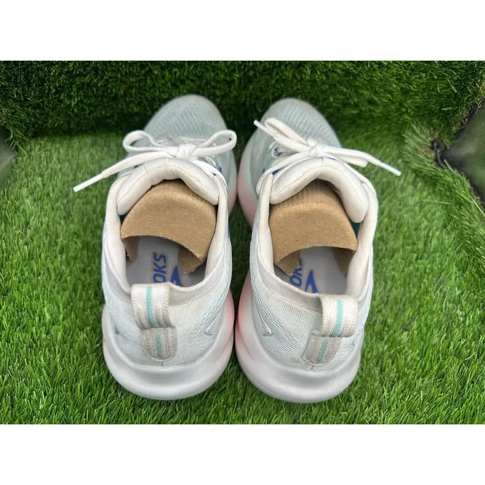 Brooks Glycerin 22 1204341B110 Athletic Sneaker Women's 9.5B White Jacquard Gym